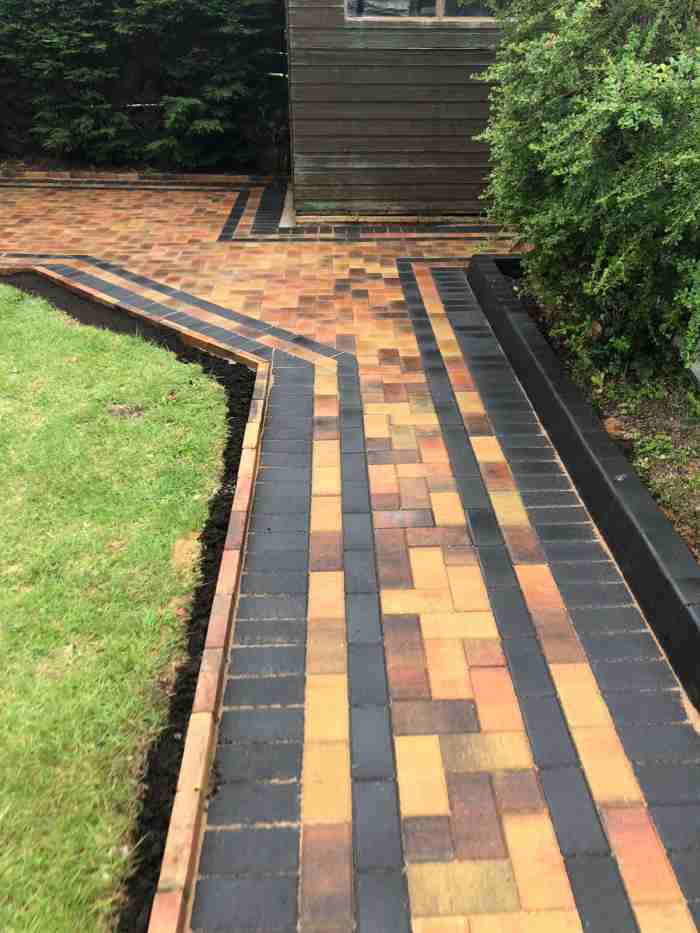 blockpaving driveway install pictures